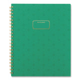 AT-A-GLANCE® Badge Geo Weekly/Monthly Planner, 11 x 8.5, Green Cover, 13-Month (Jan-Jan): 2026 (AAG1753G905) Each