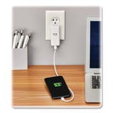 Tripp Lite by Eaton Flat One-Port USB-C Wall Charger with GaN Technology, White (TRPU280WF120C1G) Each