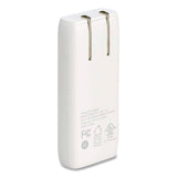 Tripp Lite by Eaton Flat One-Port USB-C Wall Charger with GaN Technology, White (TRPU280WF120C1G) Each