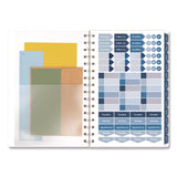 Cambridge® Abyss Weekly/Monthly Planner, 8.5 x 5.5, Water-Inspired Artwork, Blue Cover, 12-Month(Jan-Dec): 2026 (AAG1756200) Each