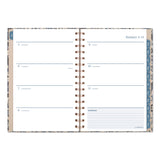Cambridge® Elizabeth Weekly/Monthly Planner, 8.5 x 5.5, Floral Artwork, Blue Cover, 12-Month (Jan-Dec): 2026 (AAG1763200) Each