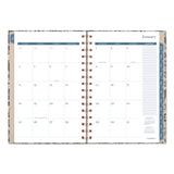 Cambridge® Elizabeth Weekly/Monthly Planner, 8.5 x 5.5, Floral Artwork, Blue Cover, 12-Month (Jan-Dec): 2026 (AAG1763200) Each
