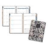 Cambridge® Elizabeth Weekly/Monthly Planner, 8.5 x 5.5, Floral Artwork, Blue Cover, 12-Month (Jan-Dec): 2026 (AAG1763200) Each