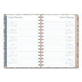 Cambridge® Elizabeth Weekly/Monthly Planner, 8.5 x 5.5, Floral Artwork, Blue Cover, 12-Month (Jan-Dec): 2026 (AAG1763200) Each