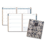 Cambridge® Elizabeth Weekly/Monthly Planner, 11 x 8.5, Floral Artwork, Blue Cover, 12-Month (Jan-Dec): 2026 (AAG1763905) Each