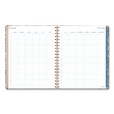 Cambridge® Elizabeth Weekly/Monthly Planner, 11 x 8.5, Floral Artwork, Blue Cover, 12-Month (Jan-Dec): 2026 (AAG1763905) Each