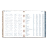 Cambridge® Elizabeth Weekly/Monthly Planner, 11 x 8.5, Floral Artwork, Blue Cover, 12-Month (Jan-Dec): 2026 (AAG1763905) Each