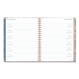 Cambridge® Elizabeth Weekly/Monthly Planner, 11 x 8.5, Floral Artwork, Blue Cover, 12-Month (Jan-Dec): 2026 (AAG1763905) Each