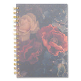 Cambridge® Midnight Garden Weekly/Monthly Planner, 8.5 x 5.5, Floral Artwork, Black/Pink/Green Cover, 12-Month (Jan-Dec): 2026 (AAG1768200) Each