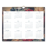 Cambridge® Midnight Garden Monthly Wall Calendar, 15 x 12, Floral Artwork, 12-Month (Jan-Dec): 2026 (AAG1768707) Each