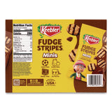 Keebler® Mini Cookies, Fudge Stripes, 2 oz Pouch, 36/Box (GRR22002517) Box of 36