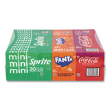 Coca-Cola® Soda Mini Variety and Cheez-It Combo Pack, (30) 7.5 oz Cans Assorted Flavors, (45) 1.5 oz Pouch Original Cheez-It/Bundle (GRR60004171) 1 Bundle