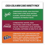 Coca-Cola® Soda Mini Variety and Cheez-It Combo Pack, (30) 7.5 oz Cans Assorted Flavors, (45) 1.5 oz Pouch Original Cheez-It/Bundle (GRR60004171) 1 Bundle