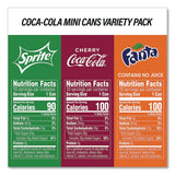 Coca-Cola® Soda Mini Variety and Cheez-It Combo Pack, (30) 7.5 oz Cans Assorted Flavors, (45) 1.5 oz Pouch Original Cheez-It/Bundle (GRR60004171) 1 Bundle