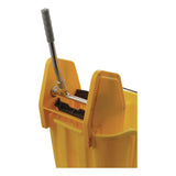 Carlisle OmniFit Mop Bucket with Down Press Wringer, 35 qt, Yellow (CFS4690404) Each