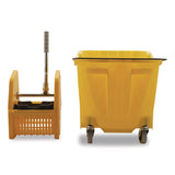 Carlisle OmniFit Mop Bucket with Down Press Wringer, 35 qt, Yellow (CFS4690404) Each