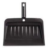 Carlisle Flo-Pac Flexible Plastic Dustpan, 8 x 12, Plastic, Black (CFS36143703) Each