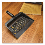 Carlisle Flo-Pac Flexible Plastic Dustpan, 8 x 12, Plastic, Black (CFS36143703) Each