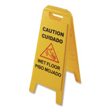 Carlisle Wet Floor Sign (English/Spanish), 11 x 25 x 25, Yellow (CFS3690000) Each