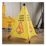 Carlisle Pop-Up Caution Cone, 18 x 22.25 x 20, Yellow (CFS3694204) Each