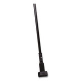 Carlisle Vinyl Coated Jaw Style Metal Mop Handle, 1" dia x 60", Black (CFS3697000) Each