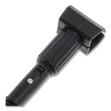 Carlisle Vinyl Coated Jaw Style Metal Mop Handle, 1" dia x 60", Black (CFS3697000) Each