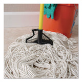 Carlisle Sparta Spectrum Quik-Release Fiberglass Mop Handle, 1" dia x 60", Yellow (CFS4166404) Each