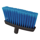 Carlisle Duo-Sweep Flagged Light Industrial Broom Head, 12", Blue/Black (CFS4685314) Each