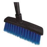 Carlisle Duo-Sweep Flagged Light Industrial Broom Head, 12", Blue/Black (CFS4685314) Each