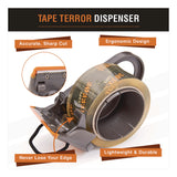 Tape Terror™ Tape Dispenser, 3" Core, Polypropylene, Gray/Orange (CH7TT05714) Each