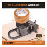 Tape Terror™ Tape Dispenser, 3" Core, Polypropylene, Gray/Orange (CH7TT05714) Each
