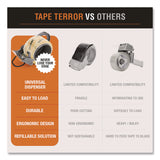 Tape Terror™ All Purpose Packaging Tape, 3" Core, 1.88" x 54.6 yds, Clear, 6/Pack (CH7TT05739) Pack of 6