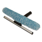 Boardwalk® Combo Window Washer and Squeegee, 12" Wide Blade, Black (BWKWWSQ12) Each