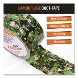 Tape Terror™ Camo Duct Tape, 3" Core, 1.89" x 9 yds, Green Camo (CH7TT6805412) Each