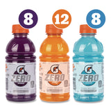 Gatorade® Zero Variety Pack, Assorted Flavors, 12 oz Bottle, 28/Carton (GRR22002527) Case of 28