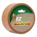 Duck® Brand EZ Tear Paper Tape, 1.88" x 25 yd, Brown (DUC242828) 1 Roll