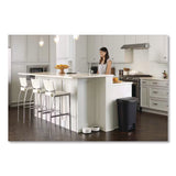 Rubbermaid® Classic Step-On Trash Can, 13 gal, Resin, Black (RUB1843028) Each