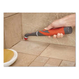 Rubbermaid® Reveal Power Scrubber, Red/White Nylon Bristles, 1.73" Brush, Red Plastic Handle (RUB2057486) Each
