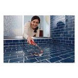 Rubbermaid® Reveal Power Scrubber, Red/White Nylon Bristles, 1.73" Brush, Red Plastic Handle (RUB2057486) Each