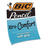 BIC Xtra-Comfort Mechanical Pencil, 0.7 mm, HB (#2), Black Lead, Assorted Barrel Colors, 6/Pack (BICMPGP61) Pack of 6