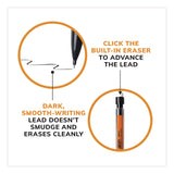 BIC Xtra Smooth Mechanical Pencil, 0.7 mm, HB (#2), Black Lead, Clear Barrel, 40/Pack (BICMPP40MJBLK) Pack of 40