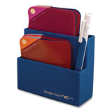 Boogie Board™ VersaNotes Desk Organizer, 3 Compartments, 4.7 x 0.4 x 2.05, Blue, Plastic (IMVVND02B0001) Each