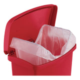 Rubbermaid® Commercial Slim Jim Streamline Resin Step-On Container, 24 gal, Resin, Red (RCP1883570) Each