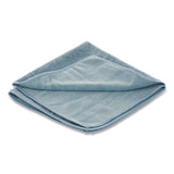 Unger® SmartColor MicroWipes 4000, Heavy-Duty, Microfiber, 16 x 15, Blue, 10/Pack (UNGMF40B) Pack of 10