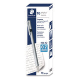 Staedtler® Mechanical Pencils, 0.7 mm, HB (#2), Black Lead, Light Blue Barrel, 10/Box (STD7742730A6) Box of 10