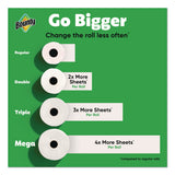 Bounty® Select-a-Size Kitchen Roll Paper Towels, 2-Ply, 5.9 x 11, White, 123 Sheets/Triple Roll, 6 Rolls/Carton (PGC16020) Case of 6