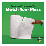 Bounty® Select-a-Size Kitchen Roll Paper Towels, 2-Ply, 5.9 x 11, White, 123 Sheets/Triple Roll, 6 Rolls/Carton (PGC16020) Case of 6