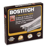 Stanley Bostitch Heavy Duty Staples, Use In B310HDS, 03201, 1/2"Wx1/4"L (BOSSB35141M) Pack of 1000