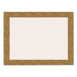 Royal Brites Glitter Poster Board, 22" x 28", Heavyweight, White with Gold Border, 25/Pack (GEO24448M) Each