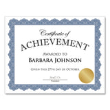 Geographics® Award Certificates, 8.5 x 11, White with Braided Blue Border, 25/Pack (GEO40725OD) Pack of 25